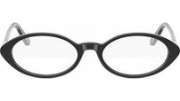 Mini CD O R8I Black Oval Eyeglasses