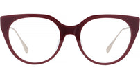 Baguette Red Cat Eye Eyeglasses