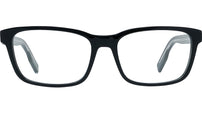 NeoDiorO SU Black Geometric Eyeglasses