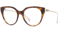 Baguette Havana Cat Eye Eyeglasses