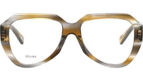 Celine Tortoise Geometric Eyeglasses