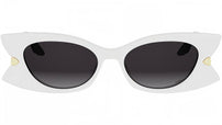 DiorButterfly S2I Shiny White Butterfly Sunglasses
