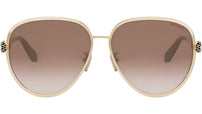 Serpenti Forever Gold Pilot Sunglasses