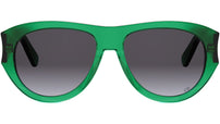 DiorGlow A1I Green Pilot Sunglasses