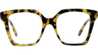 Slim Tortoise Square Eyeglasses