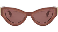 FF Diamonds Red Cat Eye Sunglasses