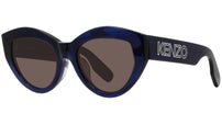Youthful Energy Blue Oval Sunglasses