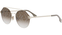 Fendi Sky Gold Round Sunglasses