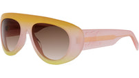 Triomphe Stamp Pink Pilot Sunglasses