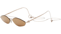 Baguette Gold Cat Eye Sunglasses