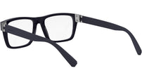 Aluminium Blue Rectangular Eyeglasses