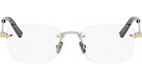 CD DiamondO S9U Gold Rectangular Eyeglasses