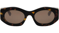 Calla Havana Oval Sunglasses