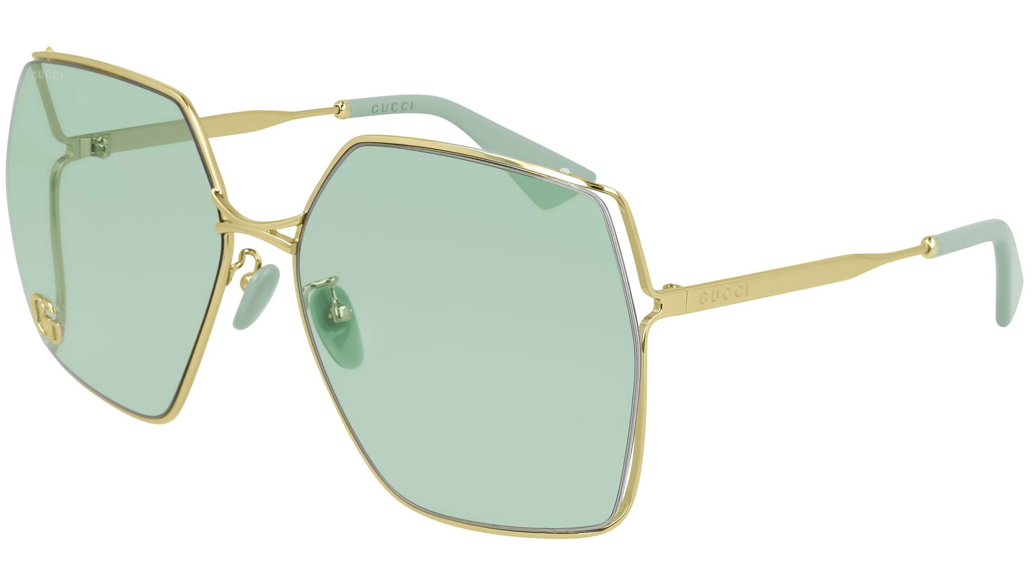 GG0817S 003 Gold Green