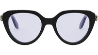 Serpenti Forever Black Cat Eye Eyeglasses