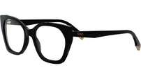 Fendi Way Black Geometric Eyeglasses