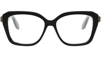 Serpenti Forever Black Geometric Eyeglasses