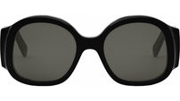 Maxi Triomphe Black Round Sunglasses