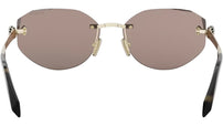 Serpenti Forever Gold Oval Sunglasses