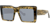 Signature Tortoise Geometric Sunglasses