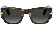 DiorBlackSuit XL S4I Havana Square Sunglasses