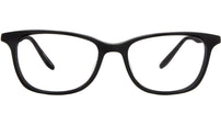 Cassady Black Rectangular Eyeglasses
