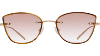 Brandy Gold Cat Eye Sunglasses