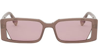 Fendi Way Brown Rectangular Sunglasses