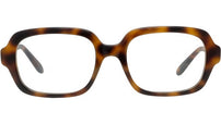 Slim Tortoise Square Eyeglasses