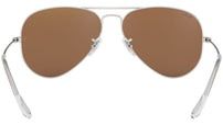 Aviator Flash Lenses RB3025 019/Z2 Matte Silver Copper