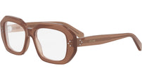 3 Dots Brown Geometric Eyeglasses