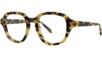 Slim Tortoise Square Eyeglasses