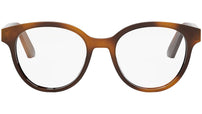 DiorMidnightO R1I Shiny Havana Round Eyeglasses