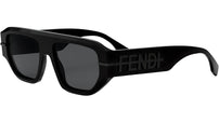 Fendigraphy Black Geometric Sunglasses