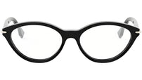 Fendi Selleria Black Cat Eye Eyeglasses