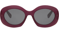 Triomphe Red Round Sunglasses
