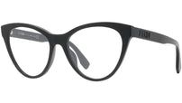 Lettering Black Cat Eye Eyeglasses
