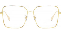 FF Silver Rectangular Eyeglasses