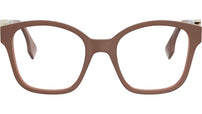 FF Diamonds Brown Square Eyeglasses