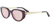Serpenti Forever Purple Oval Sunglasses