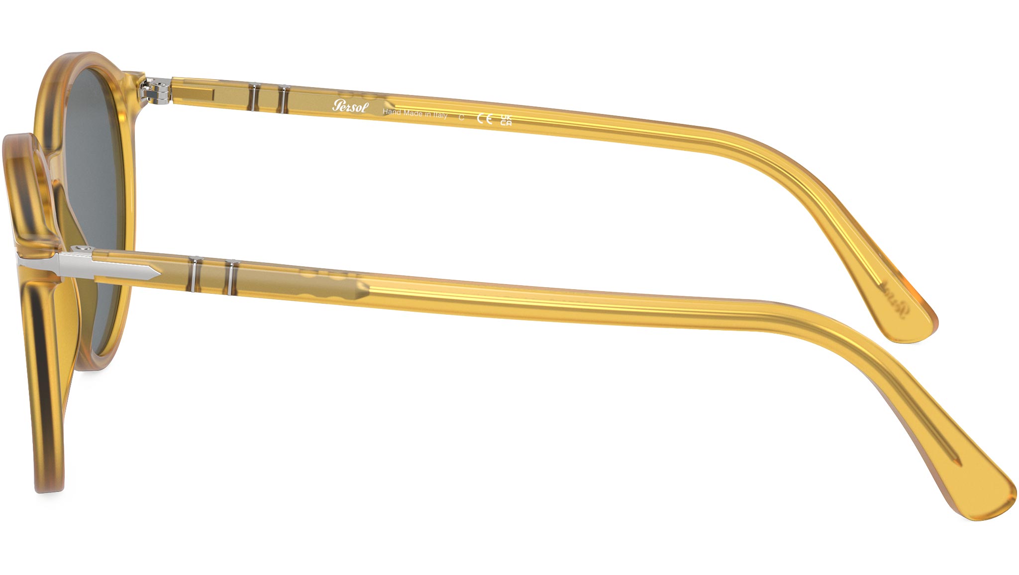 Occhiali da sole Persol PO3350S miele 204/R5 lenti blu