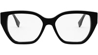 FF Diamond Black Rectangular Eyeglasses
