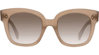 CELINE 3 Dots Brown Geometric Sunglasses