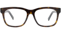 4G Havana Rectangular Eyeglasses