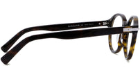 DiorBlackSuitO RI Havana Round Eyeglasses