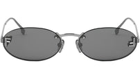 Fendi First Grey Oval Sunglasses