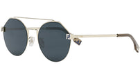 Fendi Sky Gold Round Sunglasses