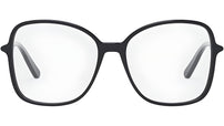 Mini CD O B2I Matt Black Butterfly Eyeglasses