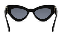 FF Diamonds Black Cat Eye Sunglasses