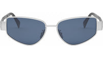 Metal Triomphe Silver Cat Eye Sunglasses